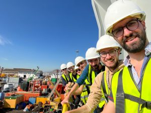 Goup picture on the mock-up